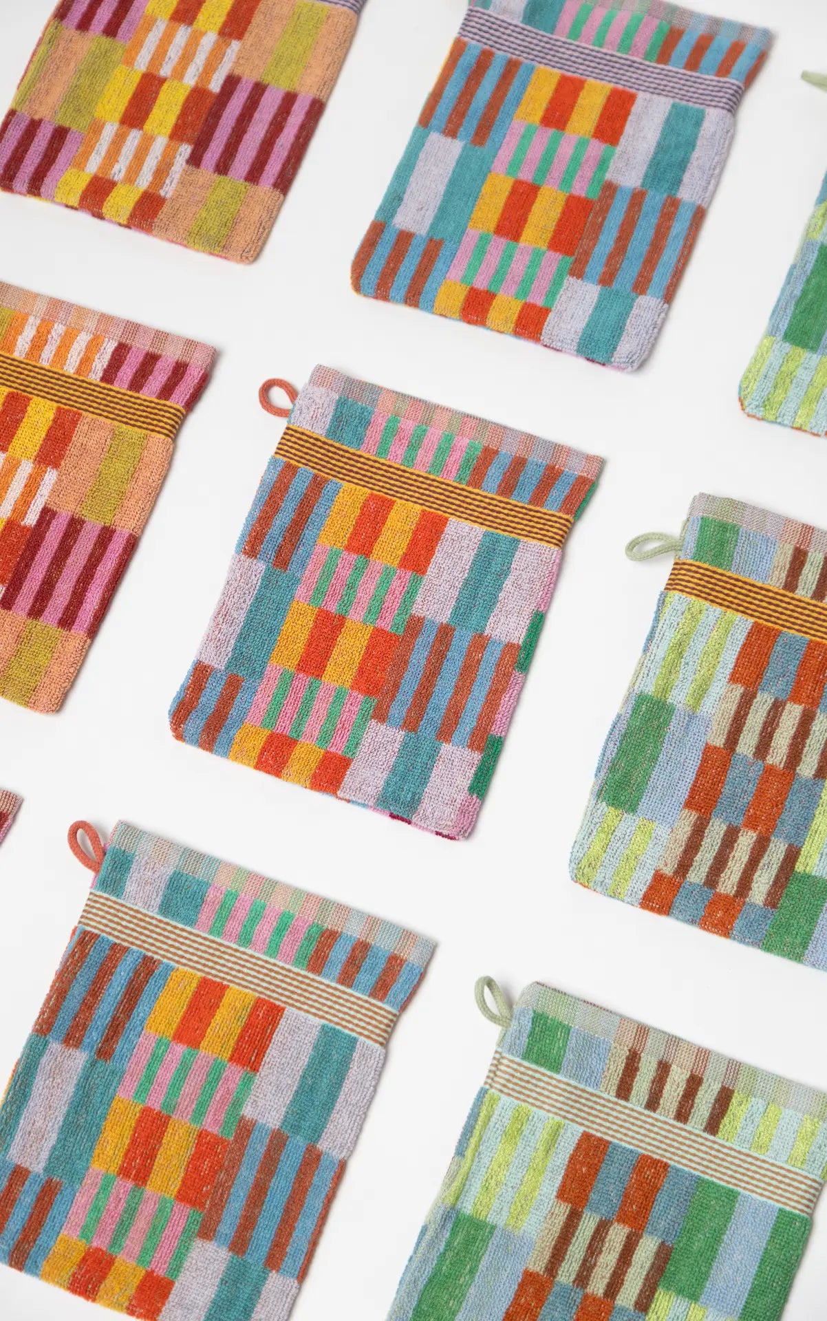 Wash cloth trio - #80 - tulip quilt | Foekje Fleur