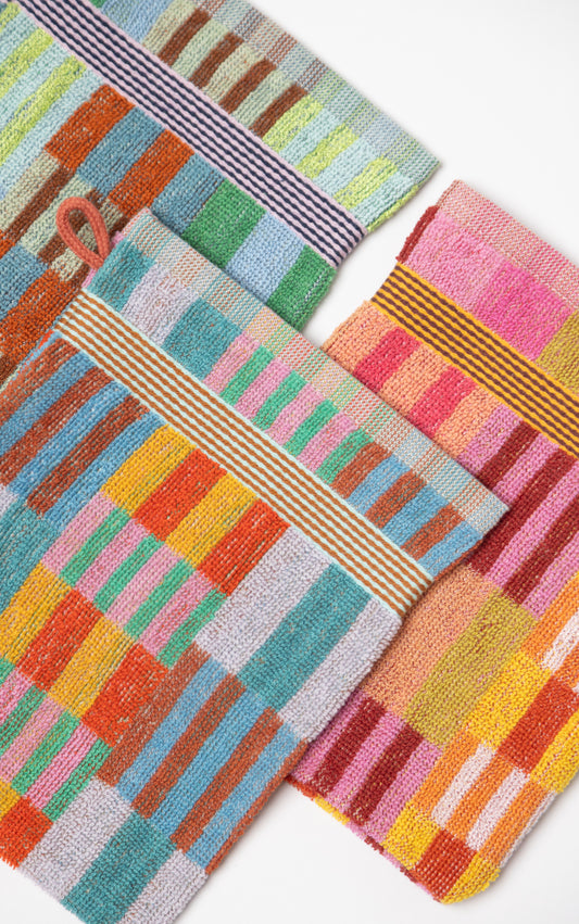 Wash cloth trio - #80 - tulip quilt | Foekje Fleur