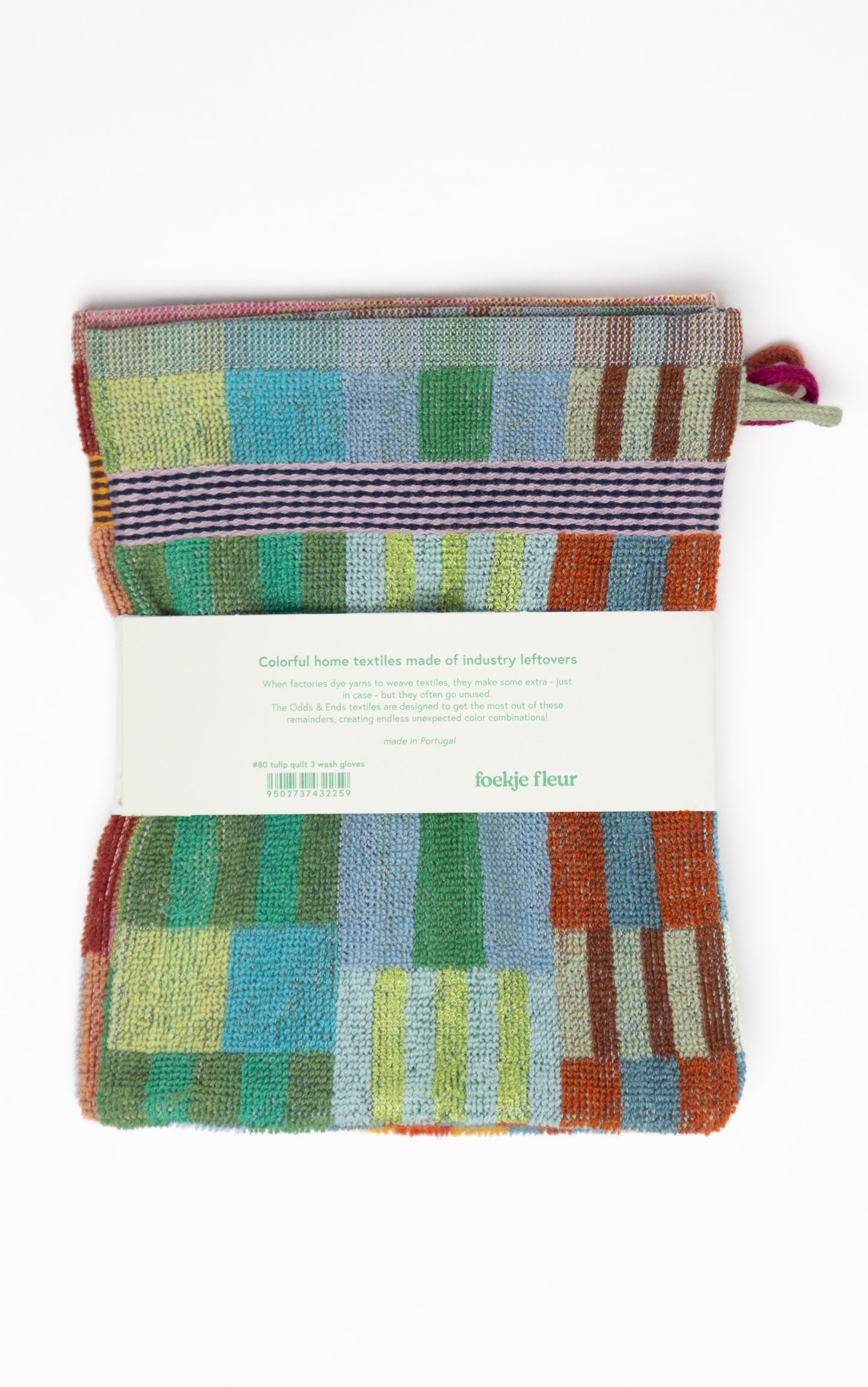 Wash cloth trio - #80 - tulip quilt | Foekje Fleur