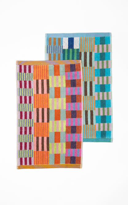 Guest towel duo - #83 - tulip quilt | Foekje Fleur