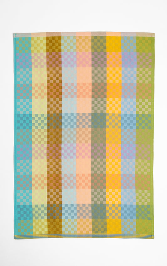 Tea towel - #87A - checkered check | Foekje Fleur