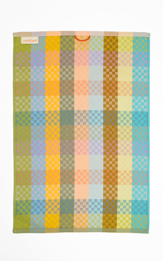 Tea towel - #87A - checkered check | Foekje Fleur