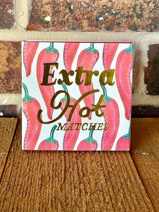 Square Boxed Matches - Hot Pepper | Paddywax