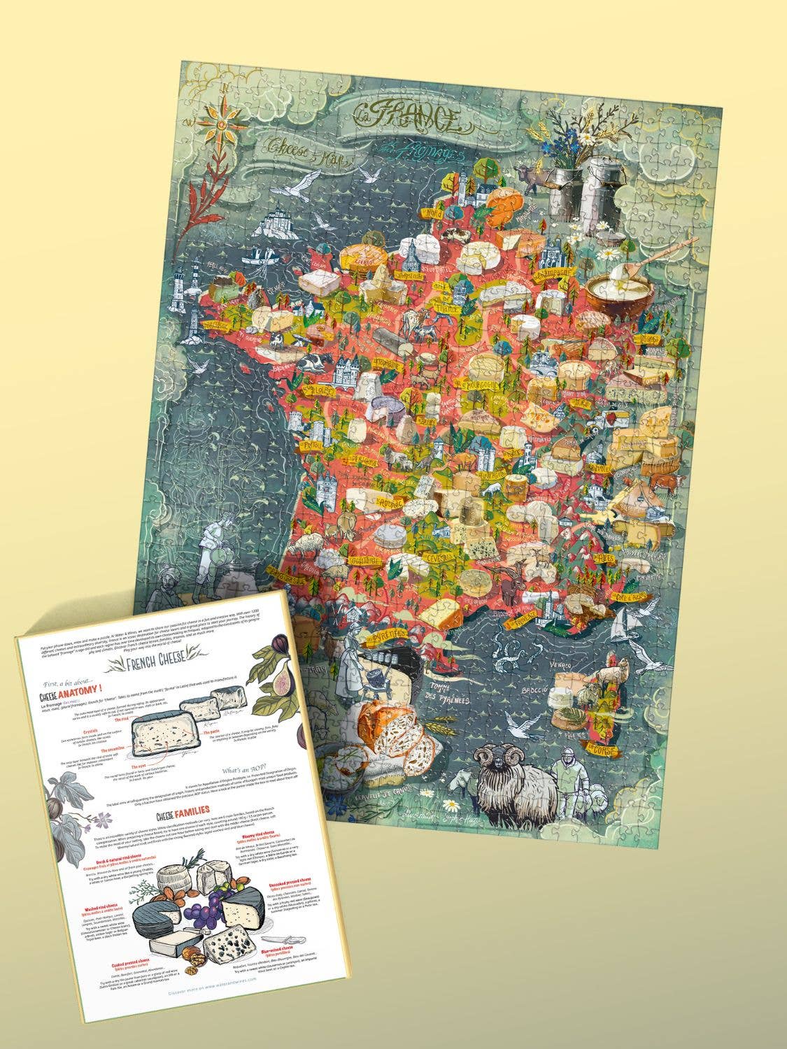 Frankrijk Kaaspuzzel | Water & Wines