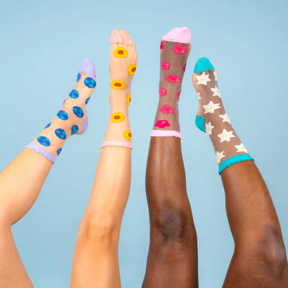 Sunflower Sheer Socks | Coucou Suzette
