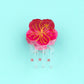 Hibiscus mini hair claw | Coucou Suzette