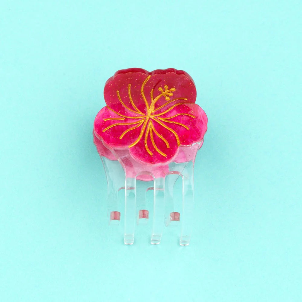 Hibiscus mini hair claw | Coucou Suzette