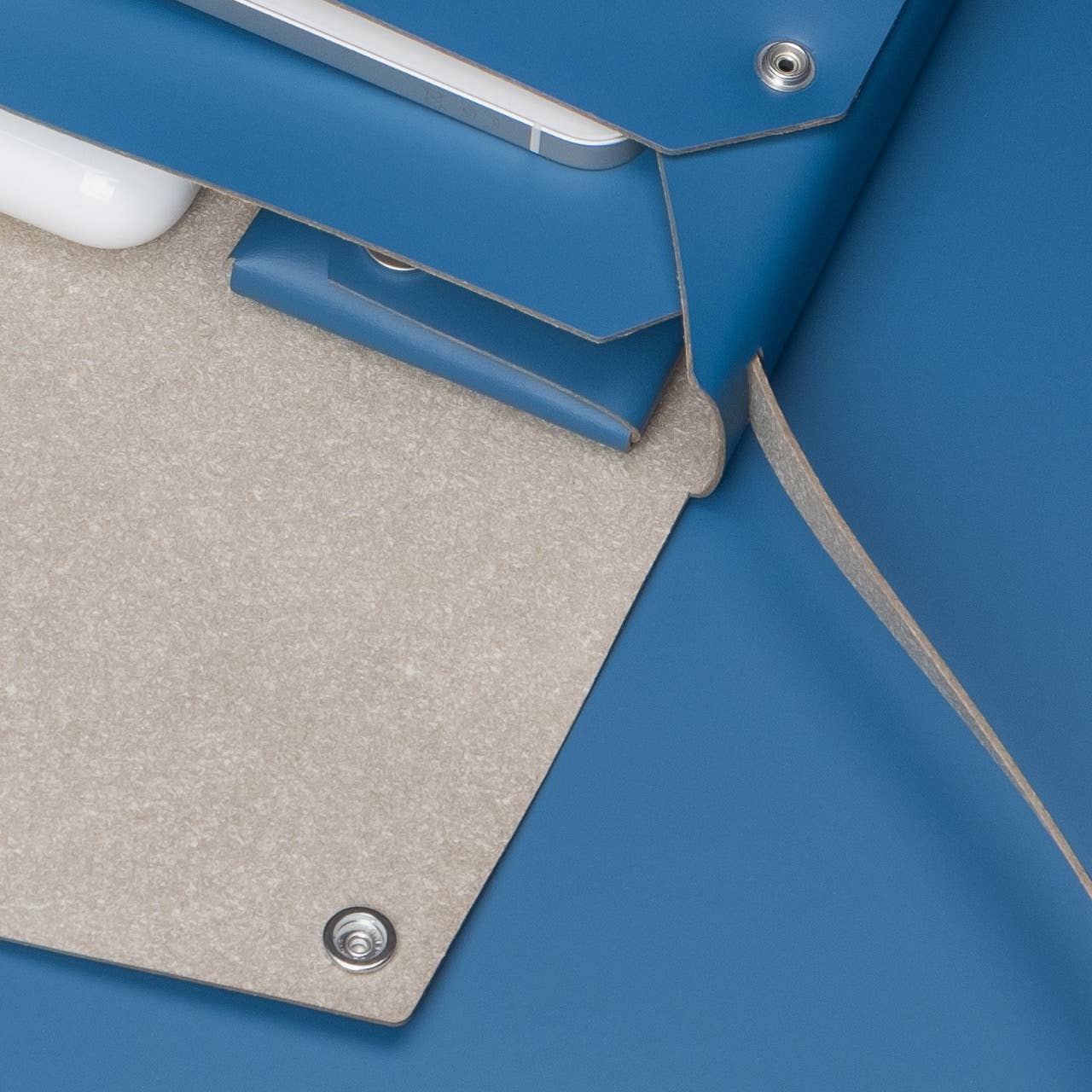 S  Bag - Blue - Recyled Leather | LEMUR