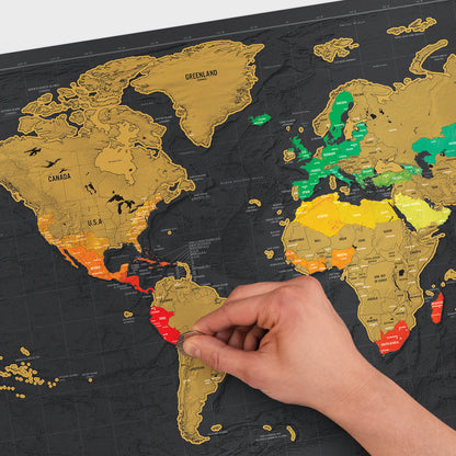 Scratch map deluxe travel | Suck UK - de inKijk