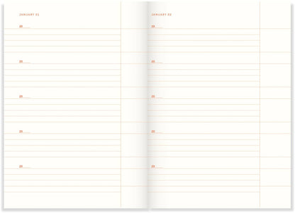 One Line a Day - Linen Emerald | A-Journal