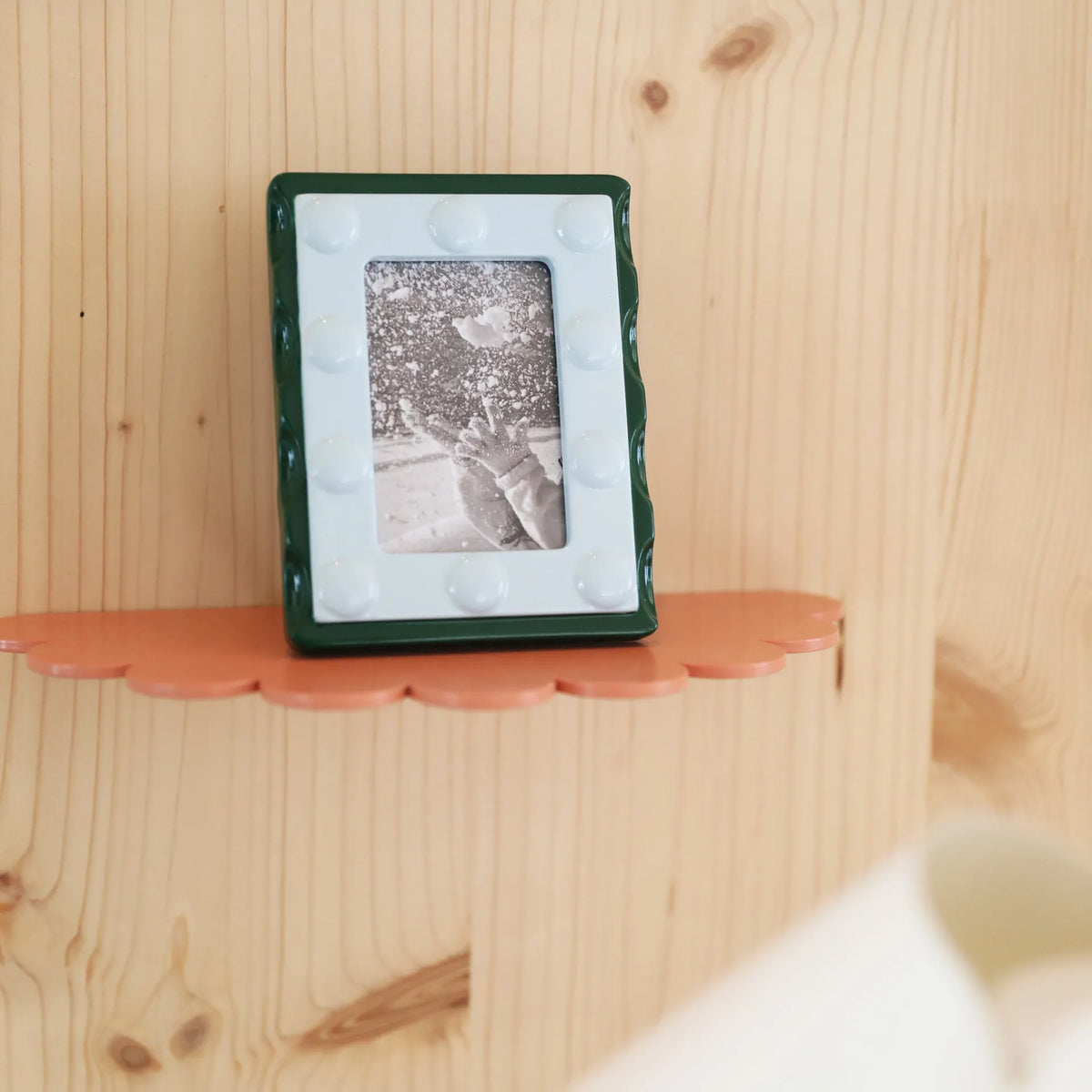 Photoframe facet rectangle - small blue | &Klevering