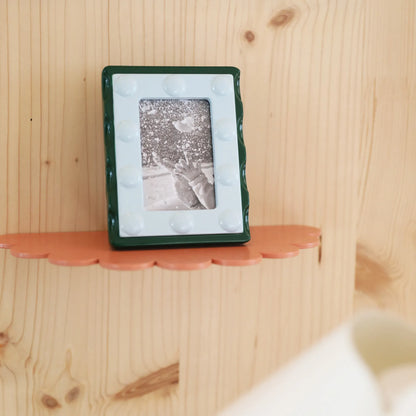 Photoframe facet rectangle - small blue | &Klevering