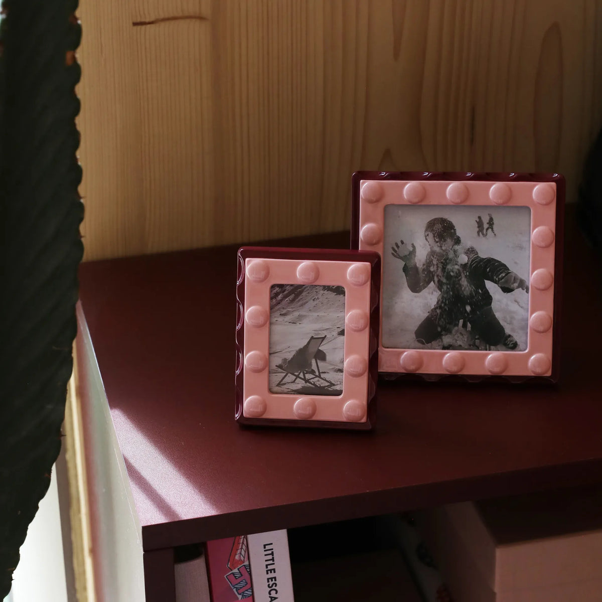 Photoframe facet rectangle - small pink | &Klevering