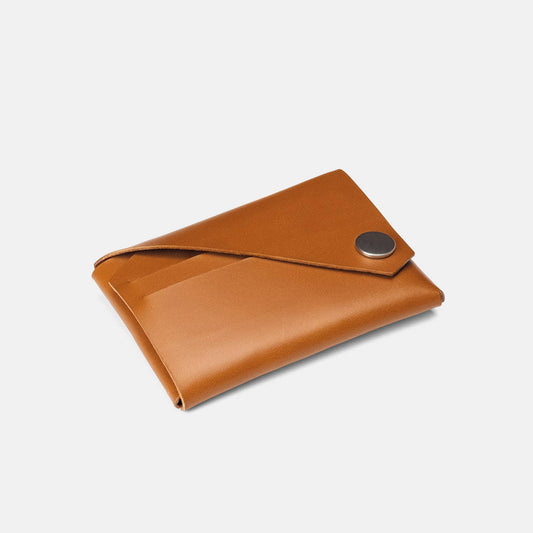Wallet - Caramel - Full-grain Leather | LEMUR