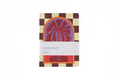 Fabrique Notebook - Checkered Palm | A-Journal