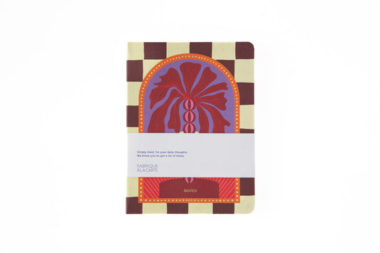 Fabrique Notebook - Checkered Palm | A-Journal