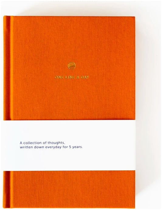 One line a day dagboek - Orange | A-Journal