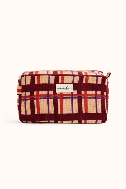 Trousse de Toilette Parijat - Tartan Fossil | Apaches