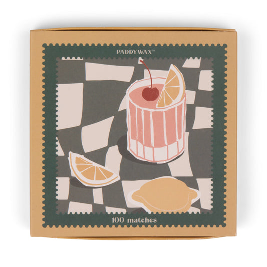 Jumbo boxed matches - cocktail | Paddywax