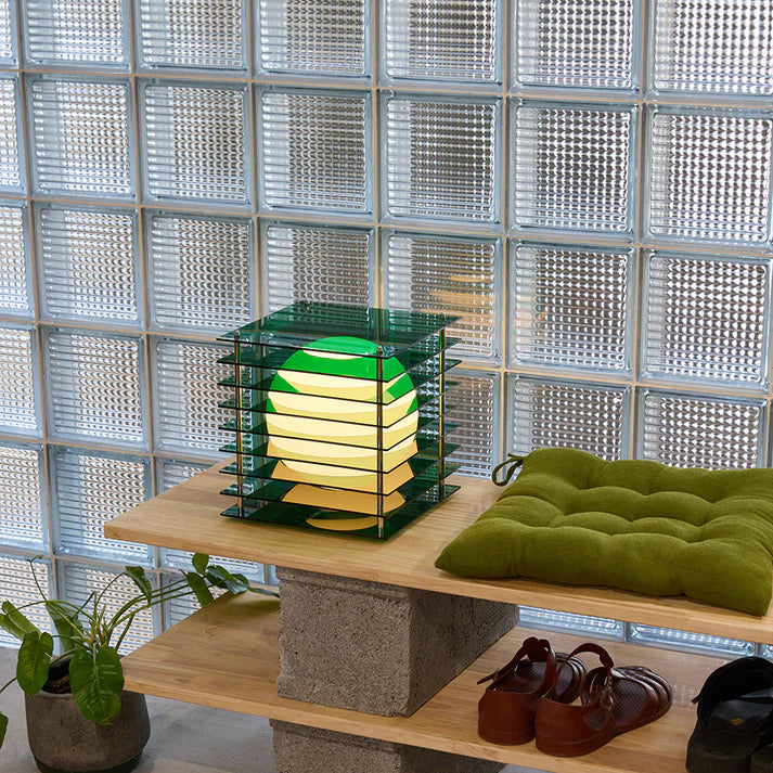 Lop lamp big square - green | BaNG Design