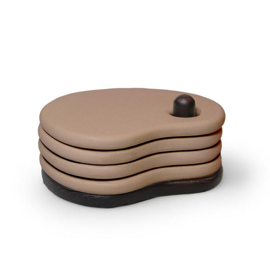 Fondant Coaster Set - mocha | Atelier Pierre