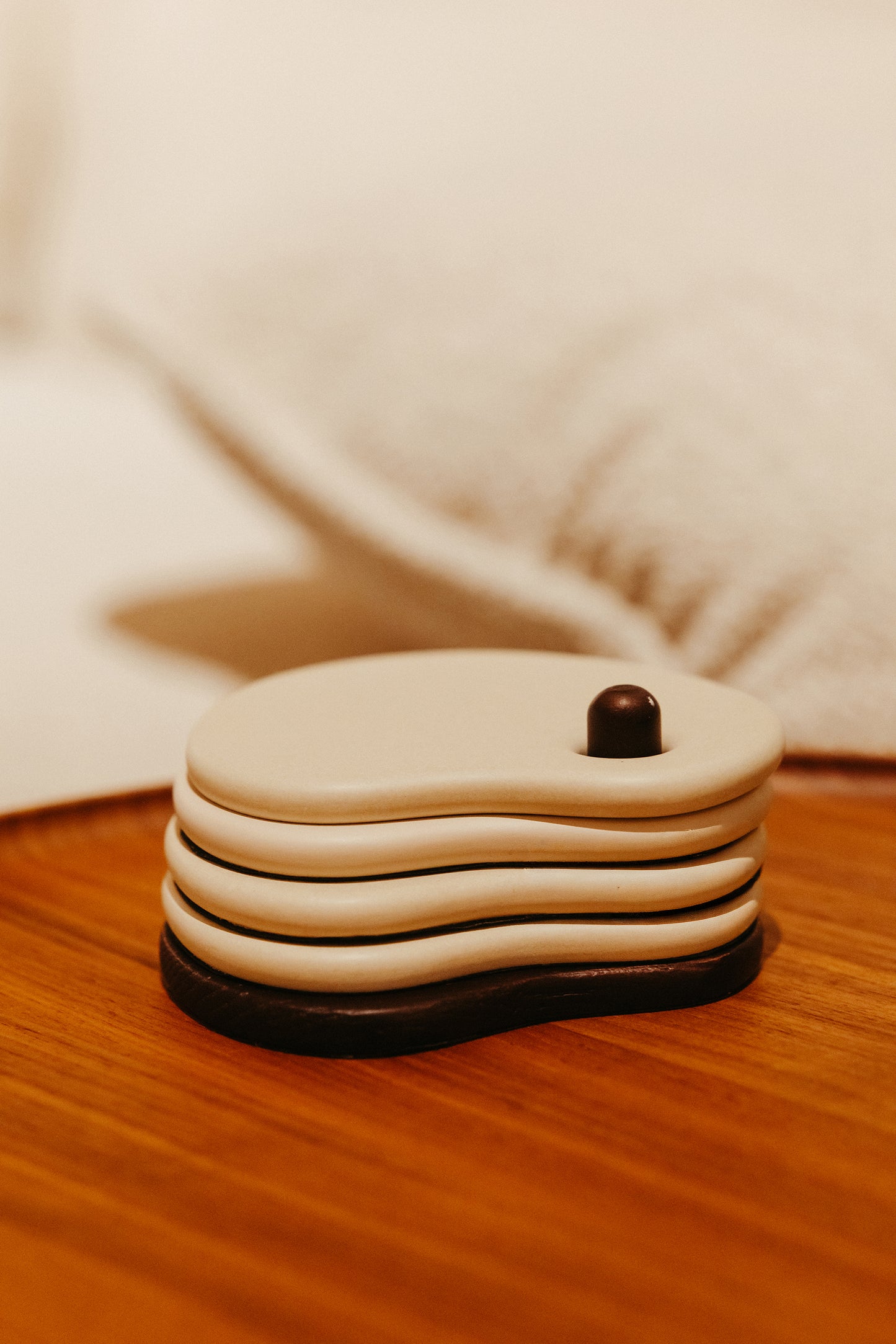 Fondant Coaster Set - zand | Atelier Pierre
