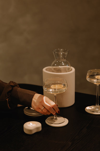 Wijnkoeler - zand | Atelier Pierre