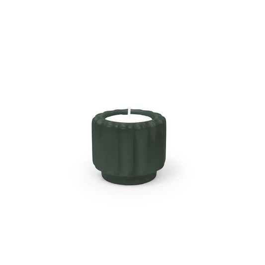 Dentelles T-lichthouder - wide - olive | Atelier Pierre