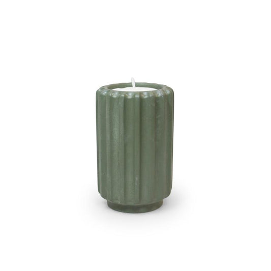 Dentelles T-lichthouder - tall - olive | Atelier Pierre