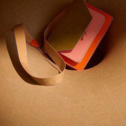 Satchel - coloré - arancia orange + dolce pink | Sticky Sis - de inKijk