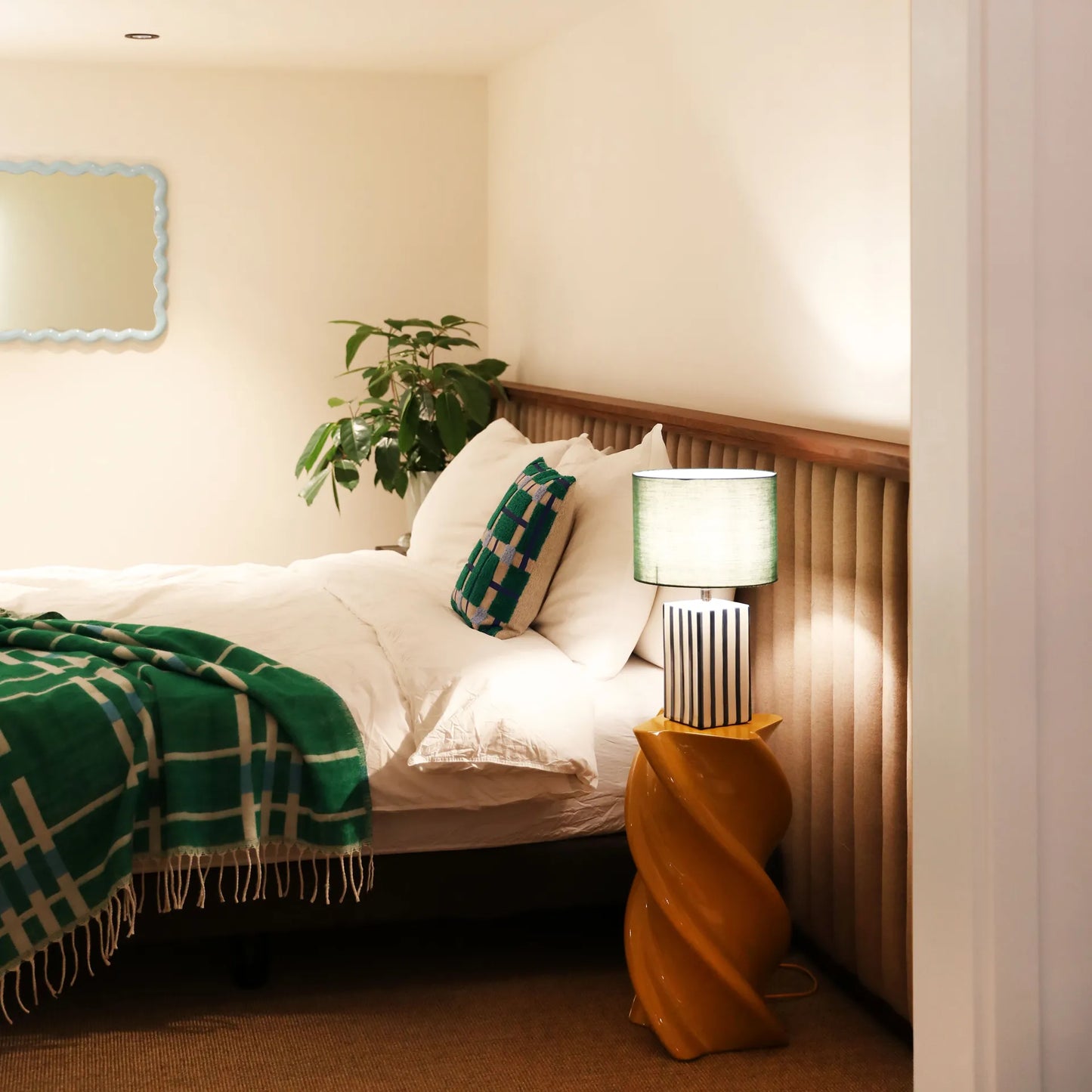 Throw plano - green/blue | &Klevering - de inKijk