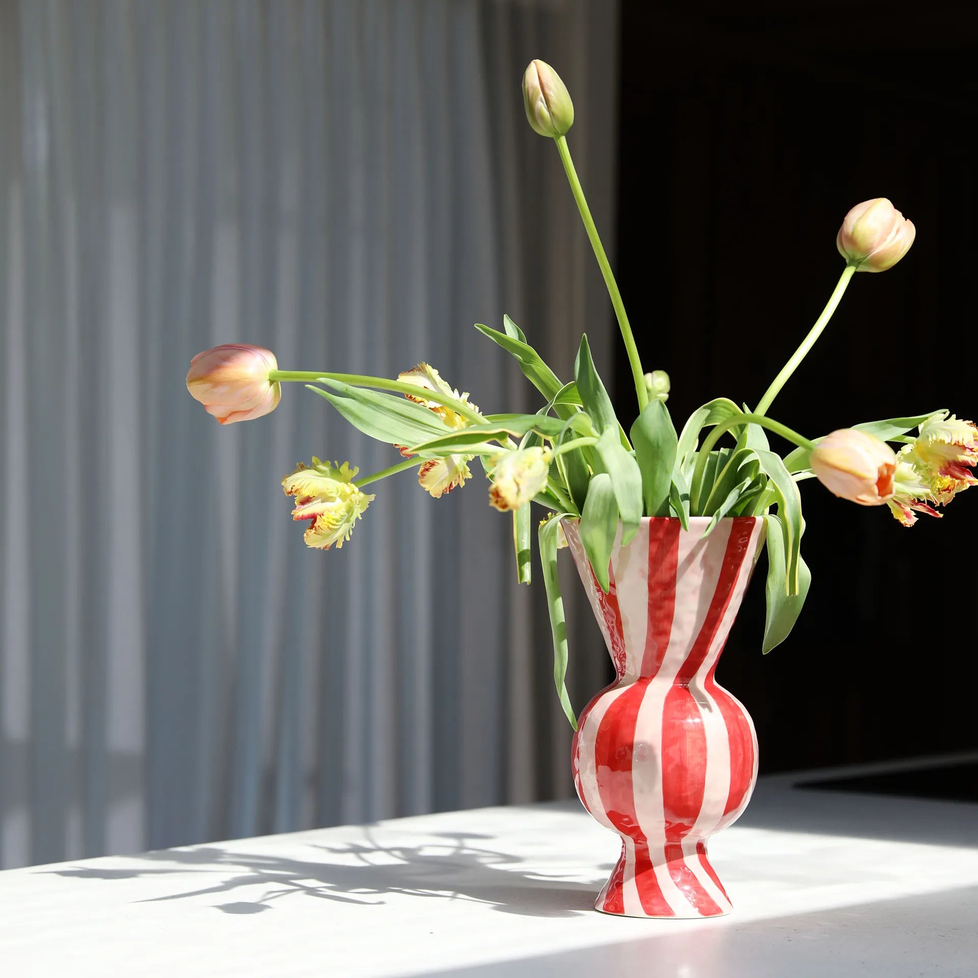 Vase rhombic - red | &Klevering - de inKijk