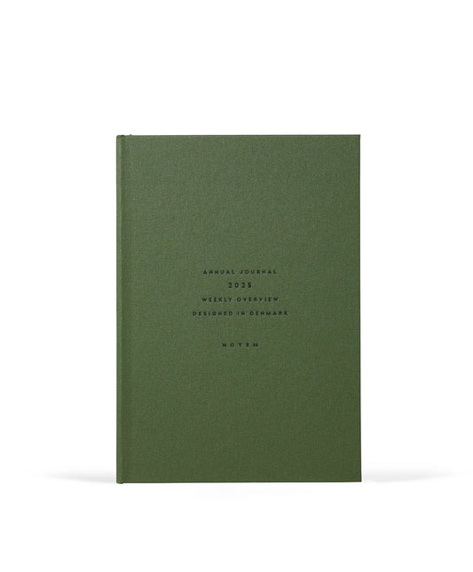 Alva annual journal 2025 - dark green | Notem-Studio - de inKijk