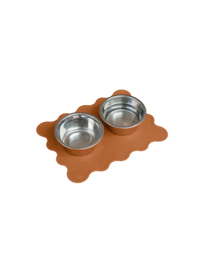 The Fritz Bowl Mat - Choco - Large | Approved by Fritz