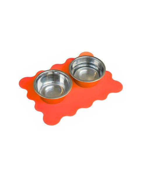 The Fritz Bowl Mat - Orange Zest - Standard | Approved by Fritz