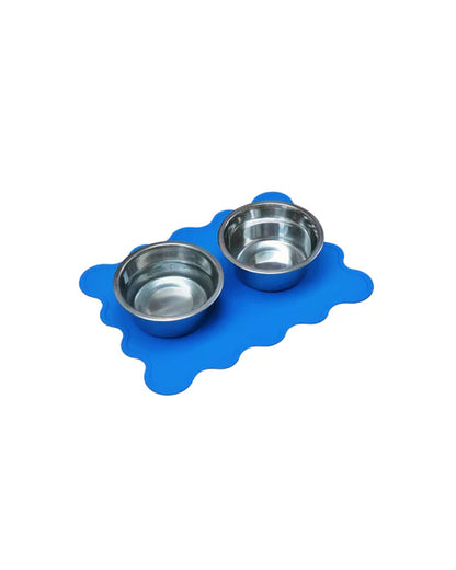 The Fritz Bowl Mat - Snorkle Blue - Large | Approved by Fritz