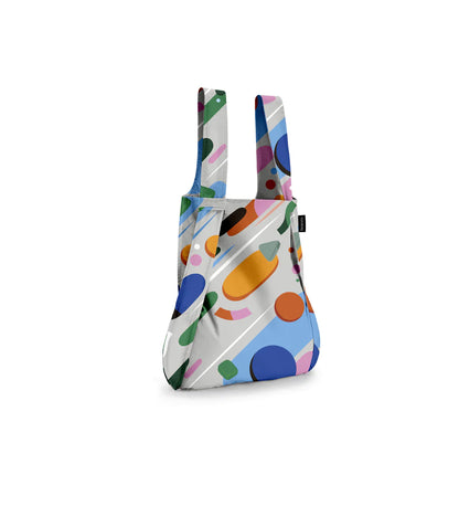 Rugzak en schoudertas in één - fruit salad | Notabag recycled - de inKijk