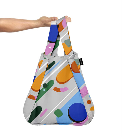 Rugzak en schoudertas in één - fruit salad | Notabag recycled - de inKijk