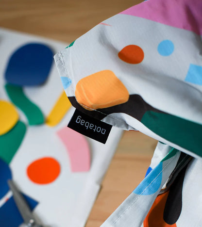 Rugzak en schoudertas in één - fruit salad | Notabag recycled - de inKijk