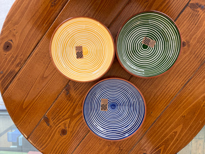 Classic - regular bowl - blue/tangerine/dark green | Casa Cubista - de inKijk