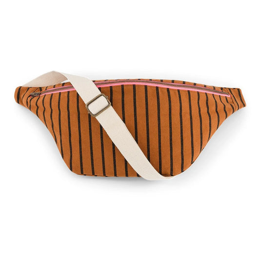 Bum bag - Stripes Tennis Ginger | Rose in April
