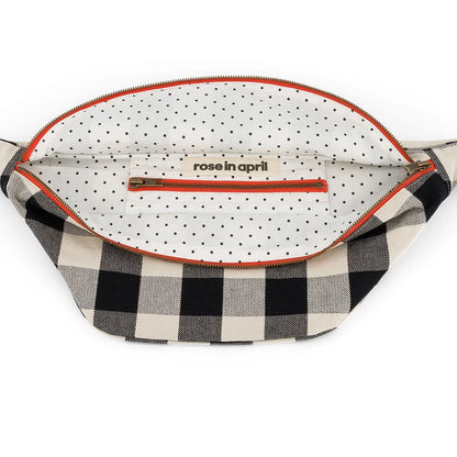 Bum bag - Big Vichy Greige | Rose in April