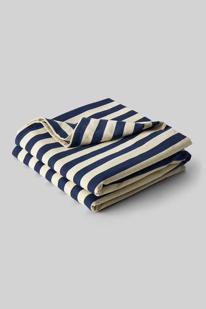 Bed Cover - Dark Blue/Light Yellow | Studio About