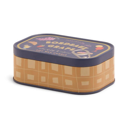 Bistro printed tin candle - 4.5 oz. - bordeaux grape | Paddywax