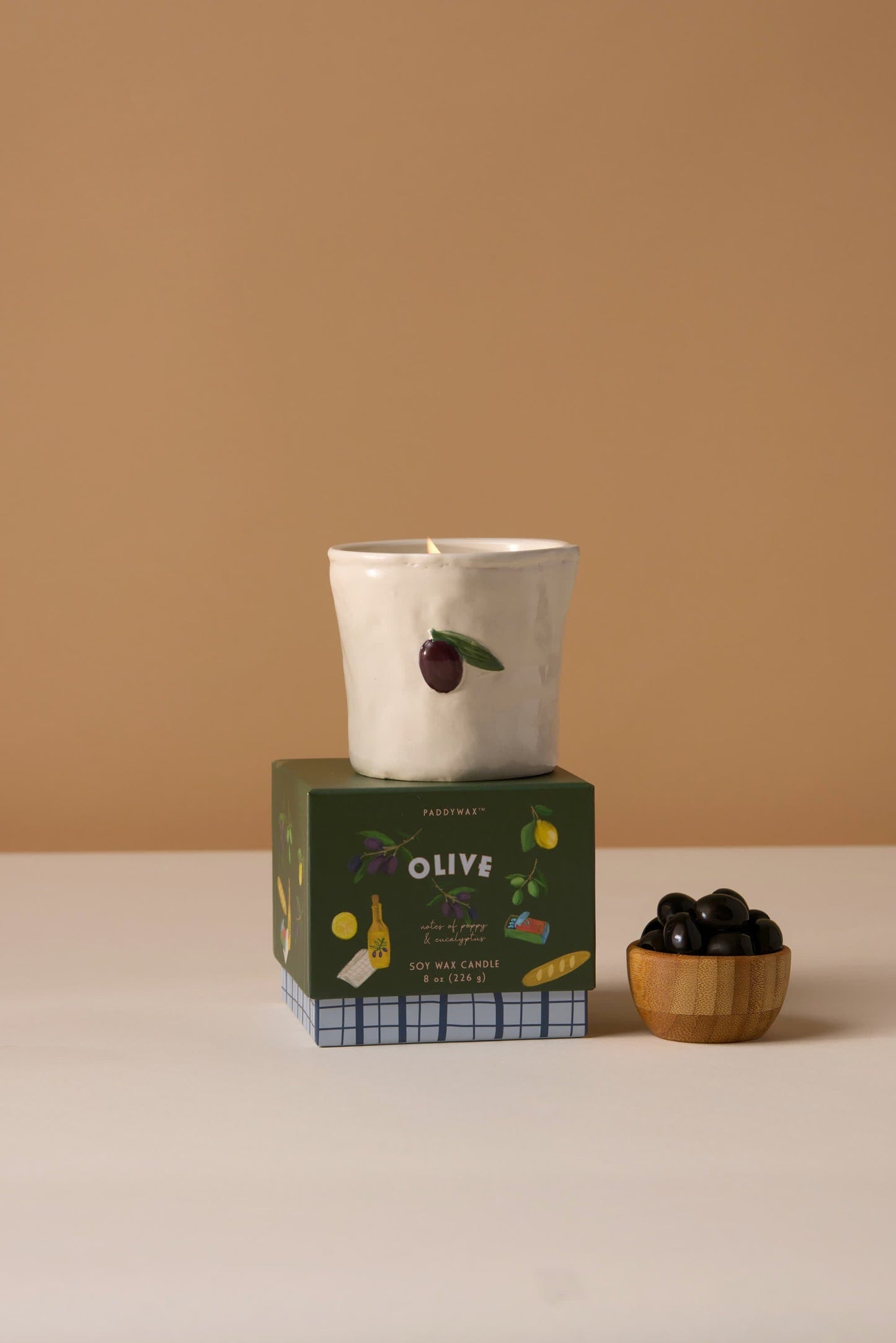 Bistro ceramic candle - 8 oz. - fig & olive | Paddywax