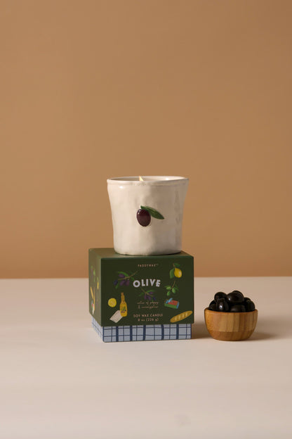 Bistro ceramic candle - 8 oz. - fig & olive | Paddywax