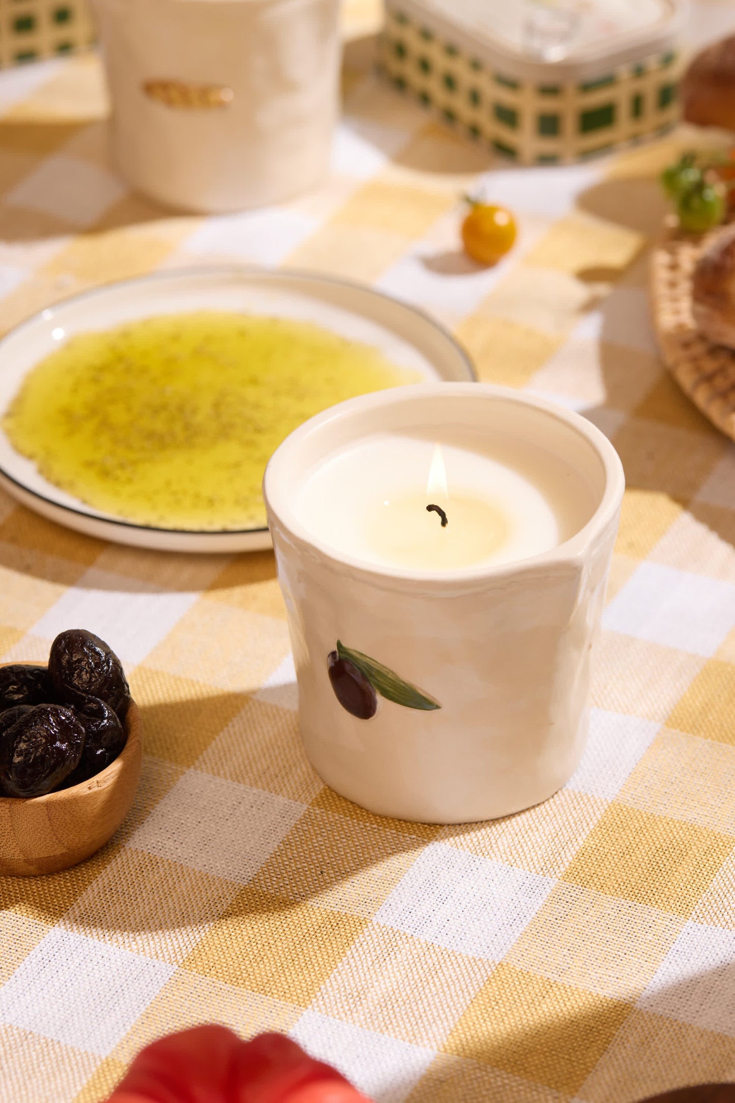 Bistro ceramic candle - 8 oz. - fig & olive | Paddywax