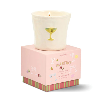 Bistro ceramic candle - 8 oz. - Martini | Paddywax