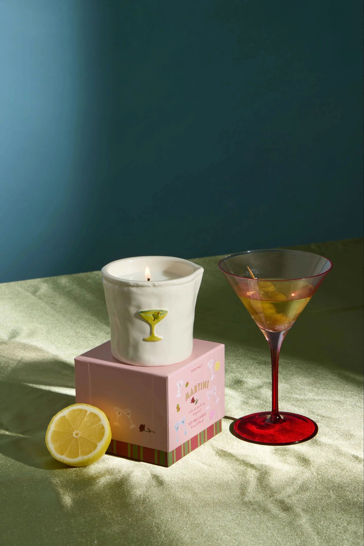 Bistro ceramic candle - 8 oz. - Martini | Paddywax