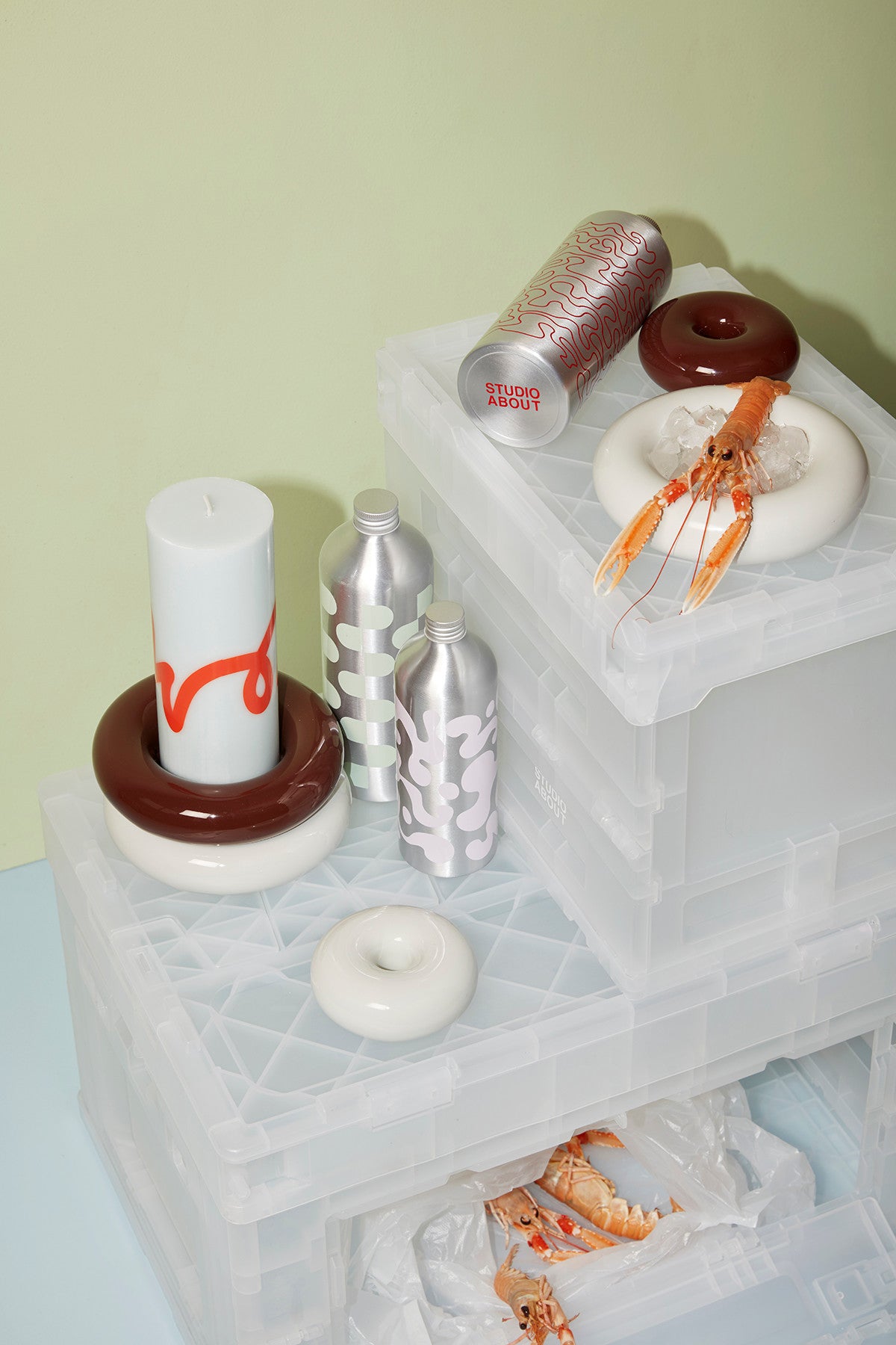 Bob Candle Holder - Small - Brown | Studio About